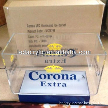 Corona LED illuminated ice bucket